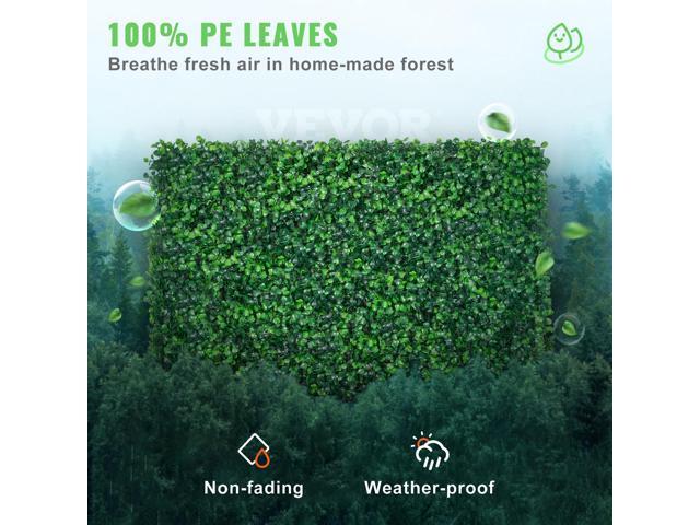 12PCS 24/'x16/' Grass Wall Panels for 32 SQ Feet, Boxwood Hedge Wall Panels, Artificial Grass Backdrop Wall 1.6/', Privacy Hedge Screen UV...