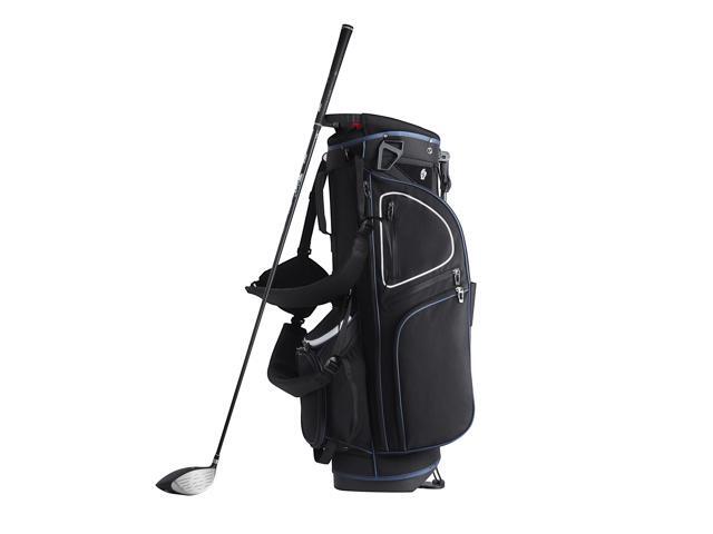 Golf Cart Bag with 14 Way Organizer Divider Top, 35 11 Pockets Premium Cart Bag with Stand, Durable Golf Bags with Handles & Dust Cover &...