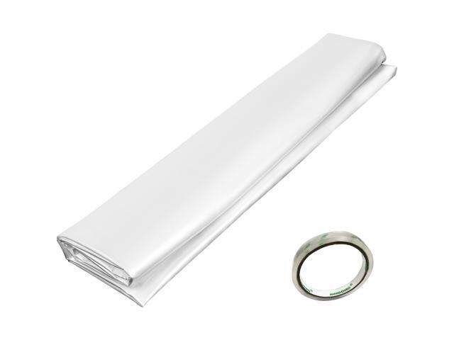 Greenhouse Film 24 x 50 ft, Greenhouse Polyethylene Film 6 Mil Thickness, Greenhouse Plastic Greenhouse Clear Plastic Film UV Resistant,...