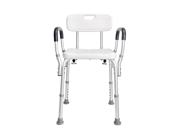 Shower Chair, Shower Seat with Back, Adjustable Height Shower Stool, Shower Chair for Inside Shower Bathtub, Non-slip Bathroom Bench Bath Chair for...