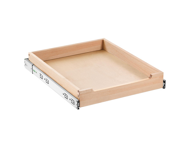 Pull Out Cabinet Organizer, 17'W x 21'D Cabinet Drawer, Soft Close Slide out Shelf, Heavy-Duty Sliding Wood Drawer, Bottom and Side Assembly Base...