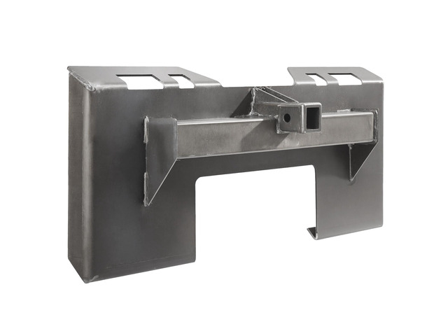 Skid Steer Attachment Plate, 1/4' Thick Skid Steer Mount Plate with 2.28' Hitch Receiver, Quick Attachment Loader Plates, Compatible with Deere,...