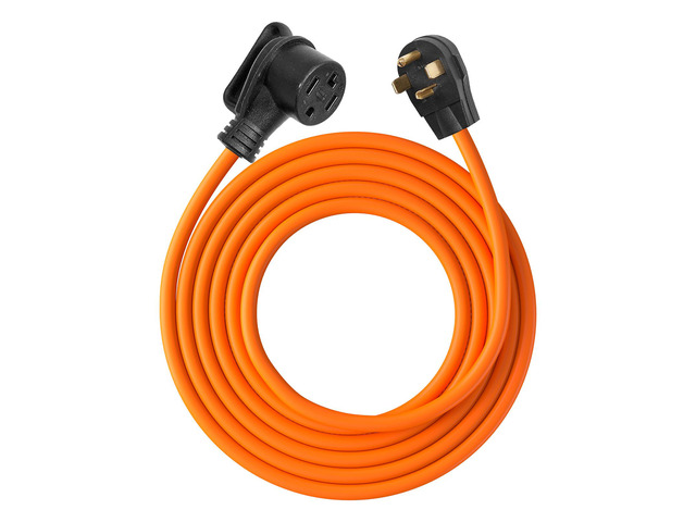 25 ft Dryer Extension Cord, 4-Prong NEMA 14-30P to 14-30R Dryer Cord, 125V/250V, STW 10AWG/4C, 30A, Pure Copper Wire Cable with Black Non-woven Bag...