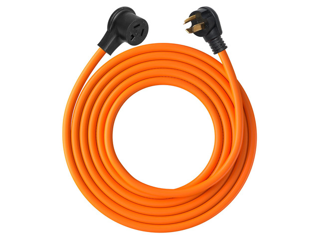 25 ft Dryer Extension Cord, 3-Prong NEMA 10-30P to 10-30R Dryer Cord, 125V/250V STW 10AWG/3C, 30A, Pure Copper Wire Cable with Black Non-woven Bag...