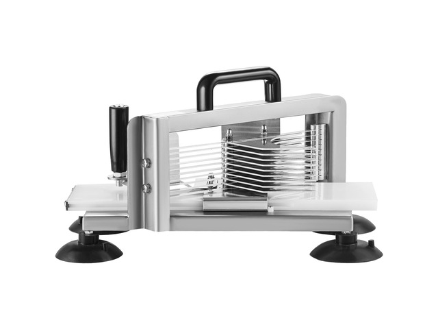 Commercial Tomato Slicer, 1/4 inch Tomato Cutter Slicer, Stainless Steel Heavy Duty Tomato Slicer Machine, Manual Tomato Slicer with Non-slip Feet,...