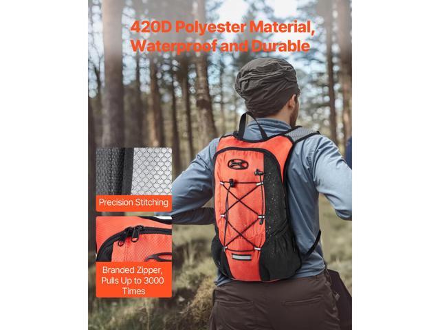 Hydration Backpack with 2L TPU Water Bladder, Hydration Pack Backpack, Lightweight Hiking Water Backpack for Men Women, Hydro Water Daypack for...
