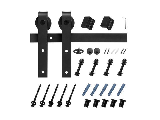 6.6FT Sliding Barn Door Hardware Kit, 330 LBS Weight Capacity, Compatible with 36-40 Inches Width & 1-3/8 to 1-3/4 Inches Thickness Single Sliding...