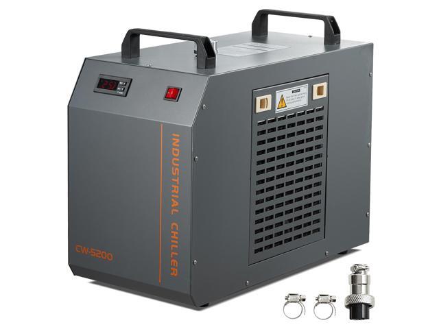 VEVOR Industrial Water Chiller, CW-5200, Industrial Water Cooler Cooling System with Built-in Compressor 7L Water Tank Capacity 13 L/min Max Flow...
