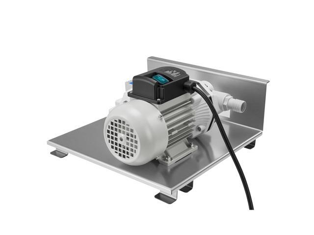 110V DEF Transfer Pump Kit, 8 GPM, Diaphragm Self Priming Electric Water Pump for Diesel Exhaust Fluid Urea, with Mounting Bracket Flow Meter...
