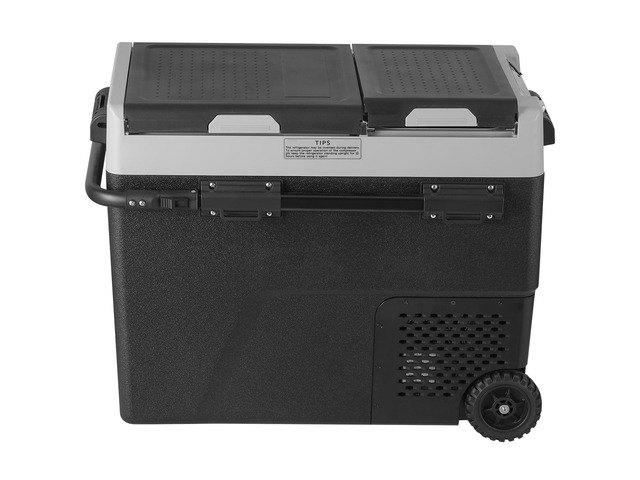 Portable Car Refrigerator, 12 Volt Car Refrigerator Fridge, 58 L / 61.5 QT Dual Zone Portable Freezer, -4-68 Adjustable Temperature, Compressor...