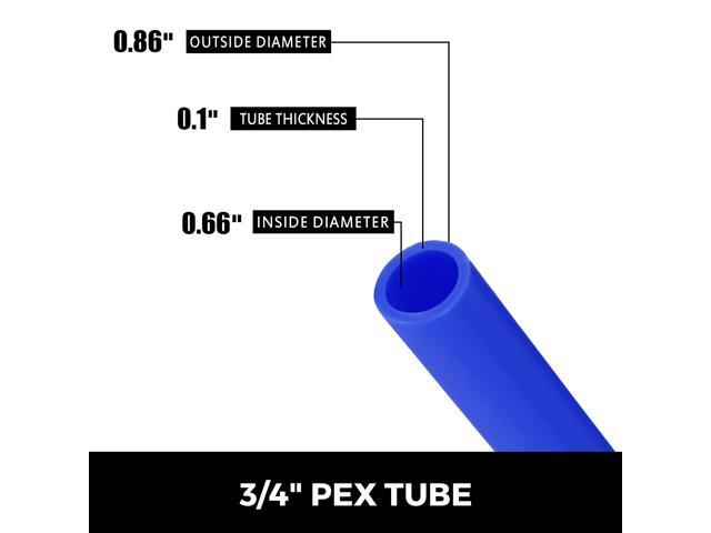3/4' 300FT PEX Potable Water Tubing Pipe Non-Barrier Hose for Radiant Floor Heat Blue