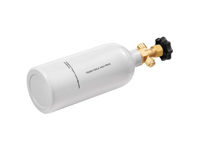 CO2 Tank, 2.5 lbs New Aluminum Alloy Cylinder, CO2 Air Tank with Light Gray Spray Coating, CGA320 Valve & Adjustable Pressure, DOT Approved...