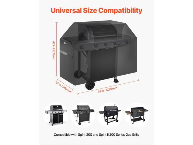 Grill Cover, 48 inch BBQ Covers for Outdoor Grills, Waterproof, Fade Resistant, Weather Resistant Heavy Duty 600D Polyester, Easy On/Off, with...
