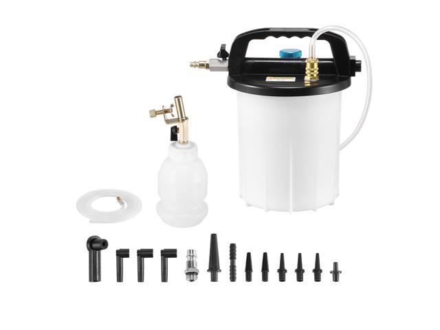 Brake Bleeder Kit, 3L Brake Fluid Extractor with 1L Siphon Refilling Bottle & 13 Hose Connectors, Complete Brake Fluid Bleeder Kit with Extended...