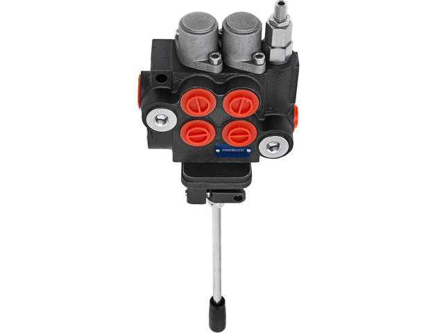 Hydraulic Valve 2 Spool Hydraulic Joystick Control Valve 11gpm Hydraulic Directional Control Valve Double Acting for Tractors Loaders Tanks