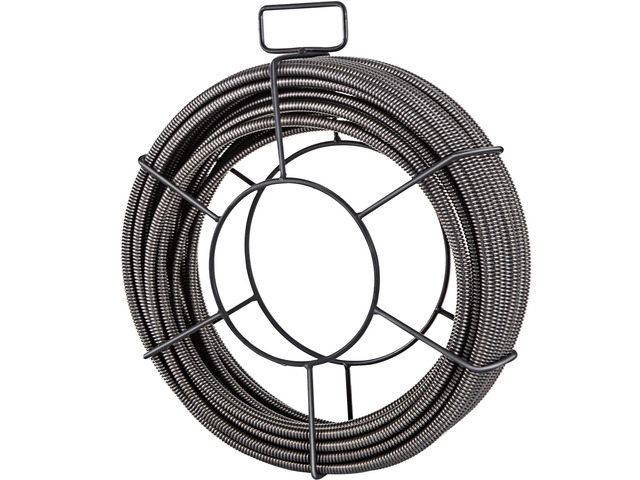 Drain Cleaning Cable 75 Feet x 1/2 Inch Solid Core Cable Sewer Cable Drain Auger Cable Cleaner Snake Clog Pipe Drain Cleaning Cable Sewer Drain...