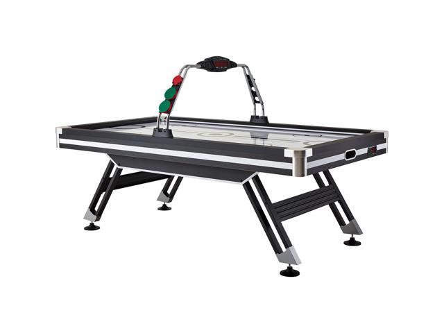 Air-Powered Hockey Table, 89' Indoor Hockey Table for Kids and Adults, LED Sports Hockey Game with 2 Pucks, 2 Pushers, and Electronic Score System,...