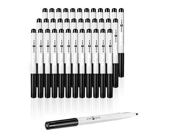 Black Dry Erase Markers, 36 Pack Low-Odor Whiteboard Markers, Fine Point Whiteboard Markers, Easily Clean Dry Erase Markers Bulk for School Office...