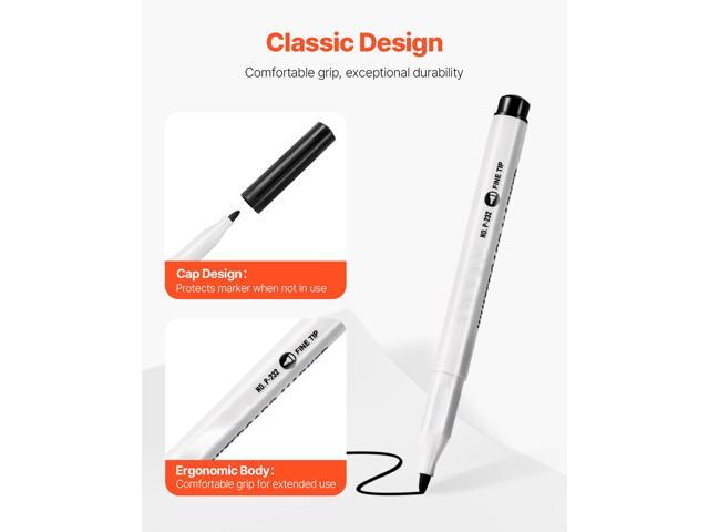 Black Dry Erase Markers, 36 Pack Low-Odor Whiteboard Markers, Fine Point Whiteboard Markers, Easily Clean Dry Erase Markers Bulk for School Office...