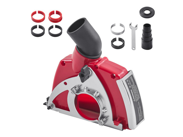 Cutting Dust Shroud for Angle Grinders, Universal 4-5 in Angle Grinder Dust Shroud with 6 Clamping Washers, Adjustable Cutting Depth, Connect to...