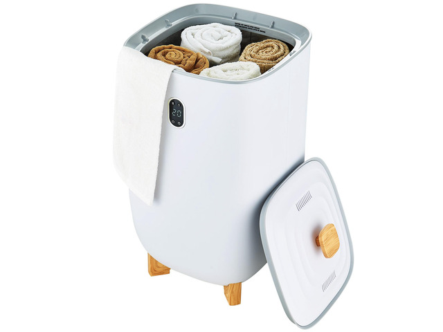 Towel Warmers for Bathroom, 35 L Towel Warmer Bucket, Towel Dryer with Auto Shut Off for Spa Fits up to 6 Oversized Bath Towels, Blankets, Clothes,...