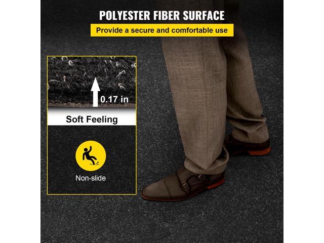 Marine Carpet, 6 x 23 ft Boat Carpeting, Charcoal Black Marine Grade Boat Carpet, Indoor/Outdoor Marine Carpeting with Water-proof TPR Backing,...