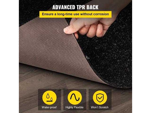 Marine Carpet, 6 x 23 ft Boat Carpeting, Charcoal Black Marine Grade Boat Carpet, Indoor/Outdoor Marine Carpeting with Water-proof TPR Backing,...