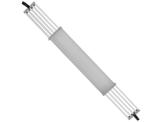 Telescoping Aluminum Work Plank, 9-15 Feet 500lbs Capacity, 12.5 inch Width Aluminum Scaffold Plank,Extension Staging Plank with Skid-Proof...