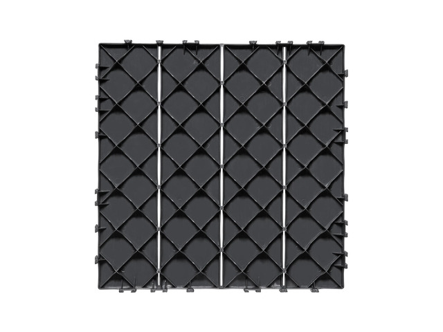 Interlocking Deck Tiles, 36 Pack,11.6'x11.6' 36 sq. ft Plastic Waterproof Outdoor Flooring All Weather Use, Patio Floor Decking Covering Tiles for...