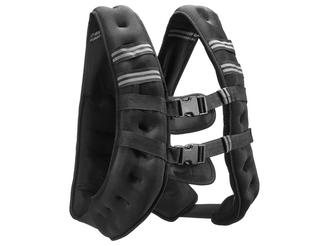 Weighted Vest, 20 lbs Weight Vest with Reflective Stripe, Adjustable Buckle Body Weight Vest for Men Women, Workout Equipment for Strength...