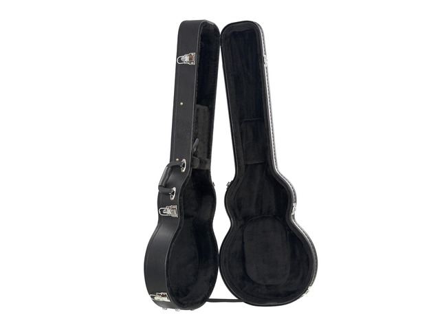 Electric Guitar Hard Case, 41.34 in Gourd-Shaped Guitar Hard Case, With Lock Latch Keys Handle, PVC Padding Soft Lining Water-Resistant Hard Shell...