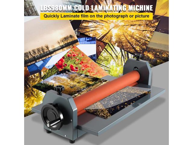 39' 1000MM Manual Cold Roll Laminator Vinyl Photo Film Mounting Laminating Machine