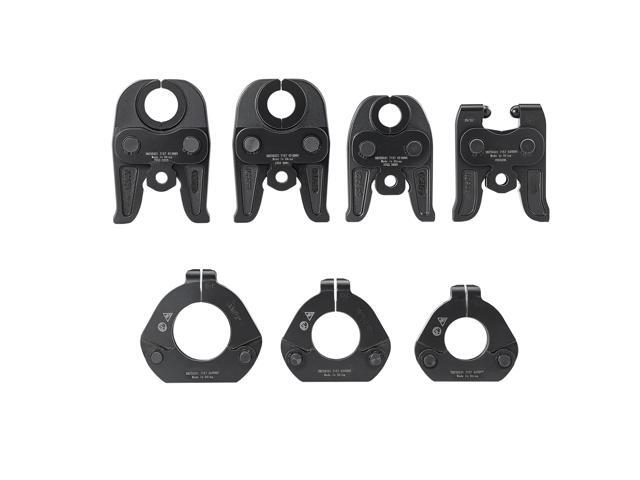 7PCS MegaPress Pressing Kit 1/2' to 2' - 3PCS Press Jaws, 3PCS Press Rings, 1PCS Actuator for MegaPress Carbon Steel Pipes, Compatible with...