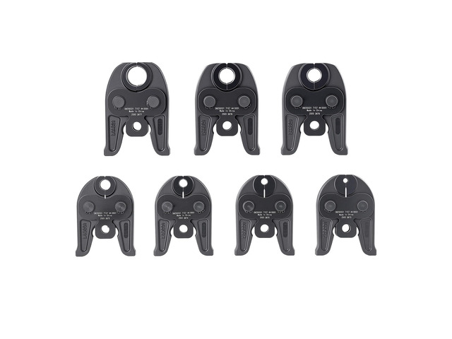 7PCS Pressing Jaws 1/4' to 1-1/8' for RLS Copper Pipes, Compatible with Standard Press Tools, Suitable for High Pressure HVAC/R Applications - with...