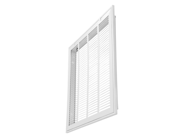Return Air Filter Grille, Fits W20 x H20 Inch Duct Opening, Filter Not Included, Return Air Vent Cover for Wall, Powder-Coated Steel Return Air...