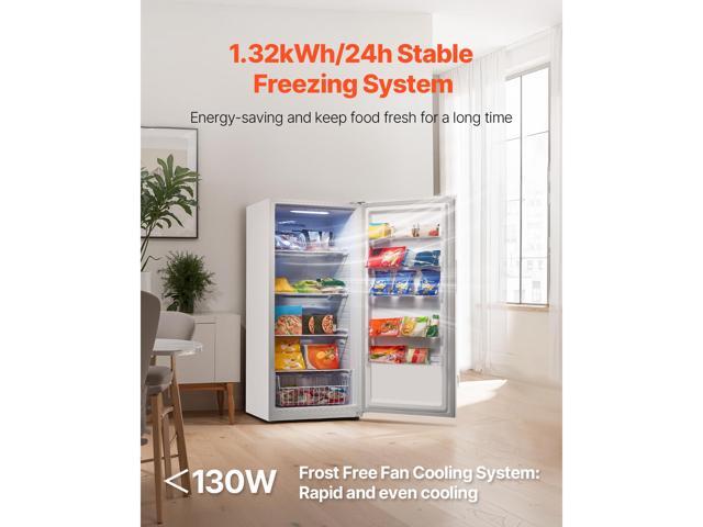 Convertible Freezer/Refrigerator, 20.2 Cu. Ft Frost Free Upright Freezer with Temp Control Panel, Door Open too Long Alarm, Adjustable Shelves and...