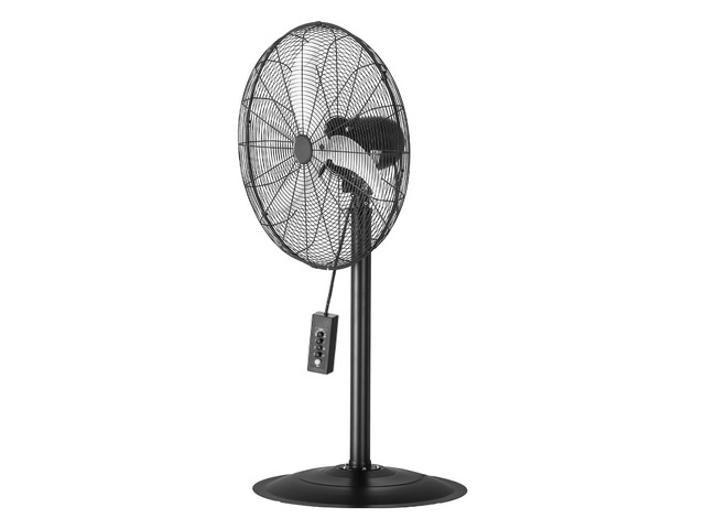 VEVOR 24' Industrial Pedestal Fan 3-Speed Oscillating Fan with Adjustable Height