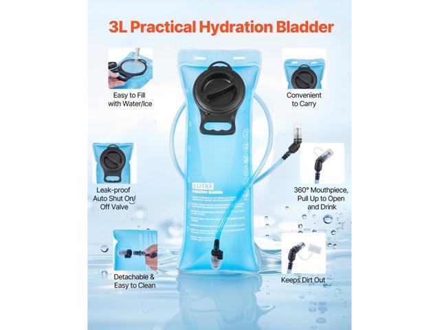 Hydration Backpack, 15L Insulated Hydration Pack Backpack with 3L TPU Water Bladder, Hiking Water Backpack with Storage for Men Women, Hydro Water...