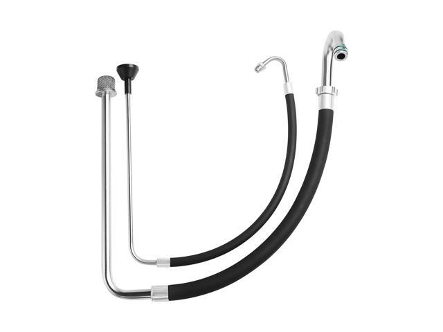 Suction Hose Tube and Reflux Line Sets, Aluminum Alloy an Rubber Suction Hose and Reflux Line Set, Paint Sprayers Tool Part, Compatible with...