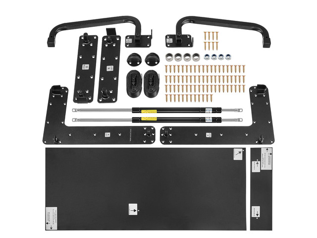 Murphy Bed Kit, Twin Size, Deluxe DIY Wall Bed Mechanical Hardware Kit, Pneumatic Lever Heavy Duty Bed Frame Support, Folding Cabinet Wall Bed...