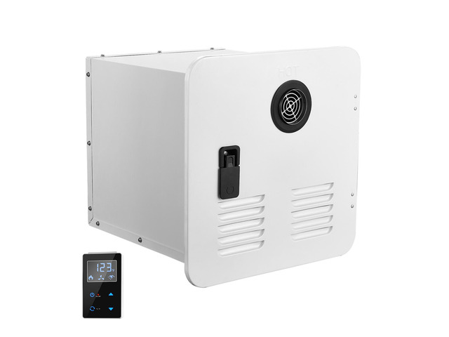 RV Tankless Water Heater, Instant Shower with 15 x 15 inches White Door and Remote Controller, 65000BTU Optimized Comfort Performance Hot Water,...