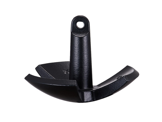 River Anchor, 30 LBS Boat Anchor Cast Iron Black Vinyl-Coated, Marine Grade Mushroom Anchor for Boats Up To 30 ft, Impressive Holding Power in...