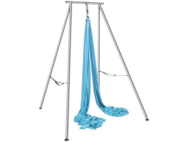 Aerial Yoga Frame & Yoga Hammock, 9.67 ft Height Professional Yoga Swing Stand Comes with 13.1 Yards Aerial Hammock, Max 551.15 lbs Load Capacity...