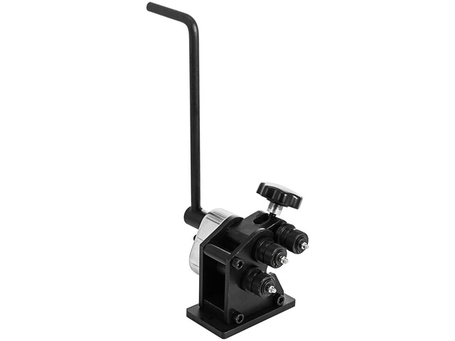 Manual Plate Steel Ring Bender 13-1/2inch Single Pinch Portable Hand Crank Ring Handle Rolling 3inch And Larger Circular Rings