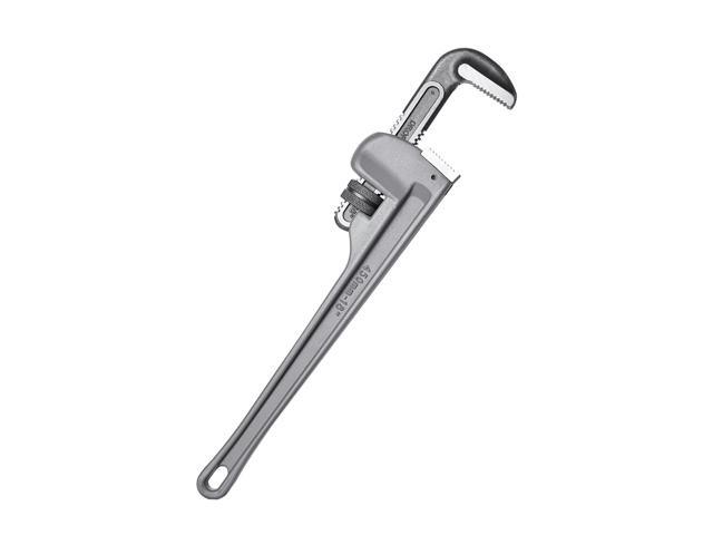 VEVOR Pipe Wrench, 18' Aluminum Straight Pipe Wrench, Adjustable Plumbing Wrench, with High Strength Jaw and Ergonomic Handle, Easy to Carry,...