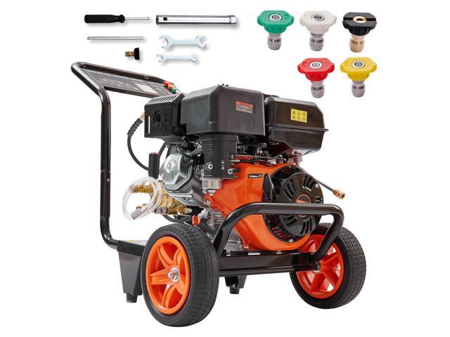 Gas Pressure Washer, 4400 PSI 4.0 GPM, Gas Powered Pressure Washer with Copper Pump, Spray Gun and Extension Wand, 5 Quick Connect Nozzles, for...