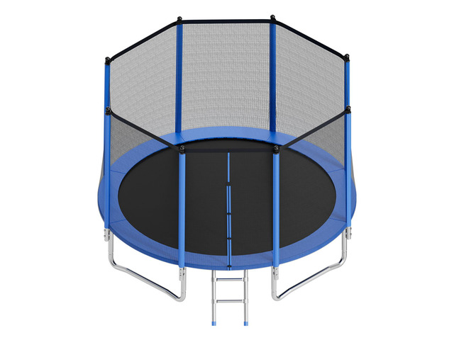 Outdoor Trampoline, 12FT Round Recreational Trampoline with Enclosure Net, ASTM Approved, Heavy Duty Trampolines, Max 400 lbs Weight Capacity,...