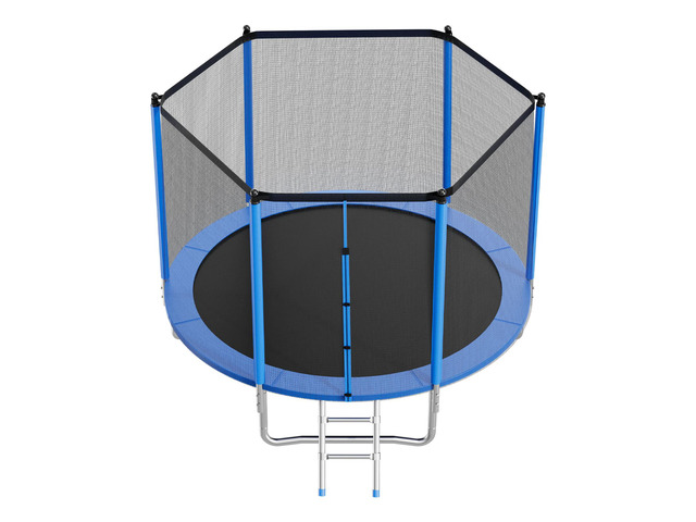 Outdoor Trampoline, 10FT Round Recreational Trampoline with Enclosure Net, ASTM Approved, Heavy Duty Trampolines, Max 330 lbs Weight Capacity,...