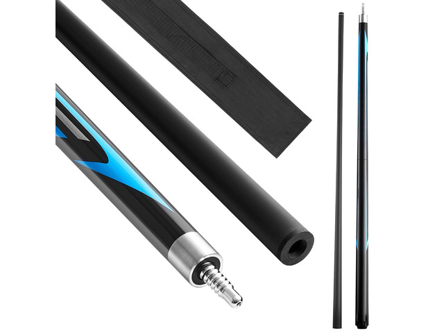 Pool Cue, 1 Piece Jump Break Cue, 58 inch & 19.5 oz Break Cues Pool Stick, Breaks Stick with Carbon Fiber Shaft & Maple Cues Butt, Heavy Hitter...