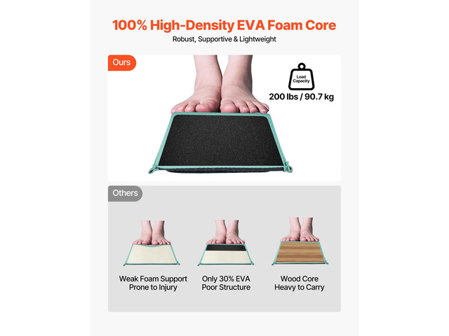 8FT Folding Balance Beam for Kids, 200LBS Stable Support Gymnastics Floor Beam with Non-Slip Mats, Gymnastics Training Equipment with Anti-Slip...